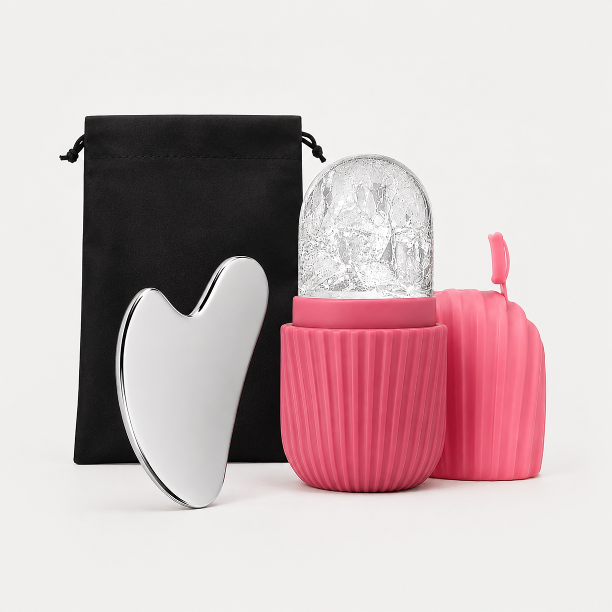 Gua Sha Silicone Ice Cube Set
