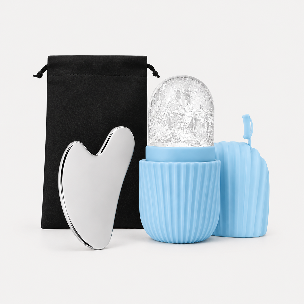 Gua Sha Silicone Ice Cube Set