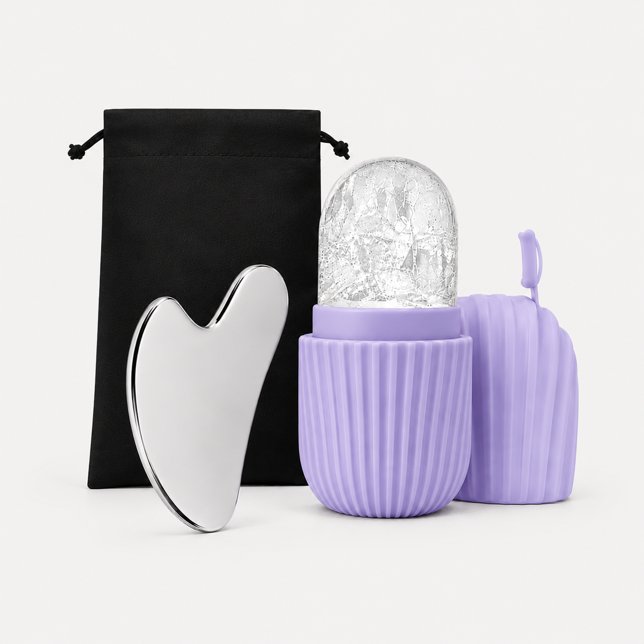 Gua Sha Silicone Ice Cube Set